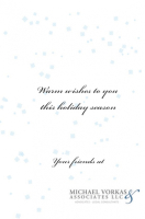 Merry Christmas and a Happy New Year from Michael Vorkas & Associates!
